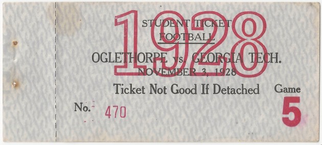 1928-11-03 - Georgia Tech vs. Oglethorpe