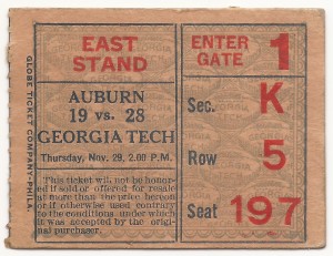 1928-11-29 - Georgia Tech vs. Auburn