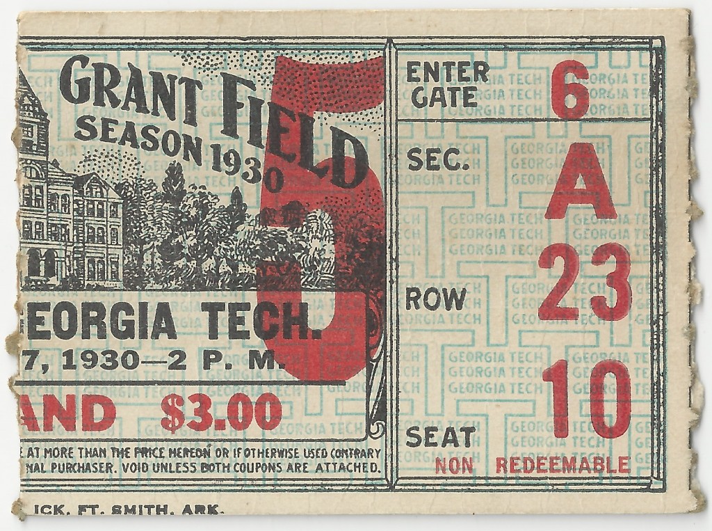 1930-11-27 - Georgia Tech vs. Florida