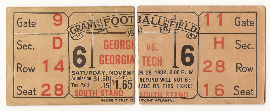 Georgia Tech vs. Georgia – 1932