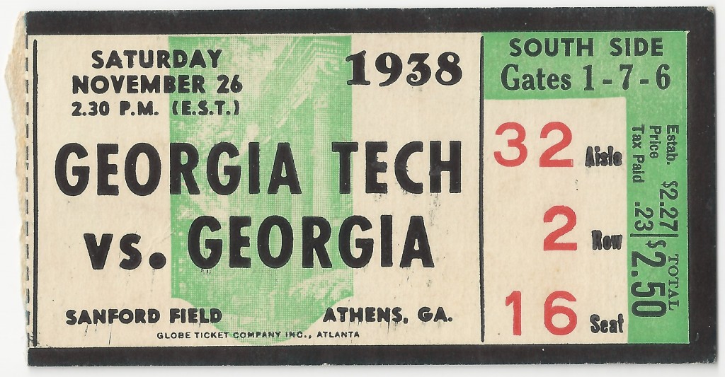 Georgia Tech at Georgia - 1938