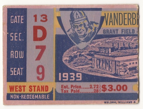 1939-10-21 - Georgia Tech vs. Vanderbilt