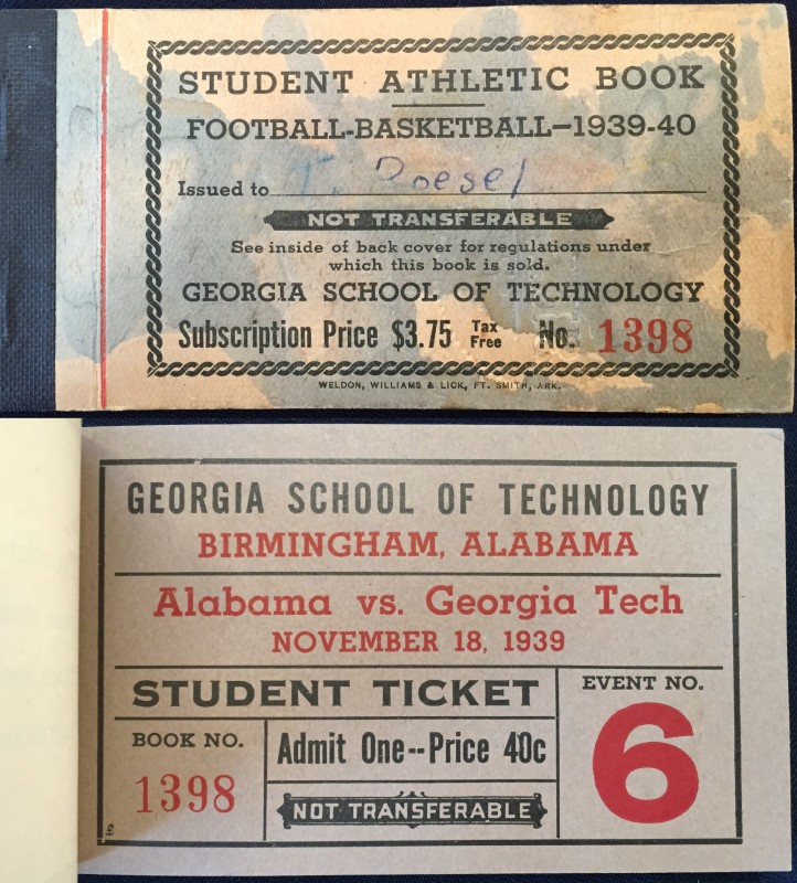 Georgia Tech at Alabama - 1939
