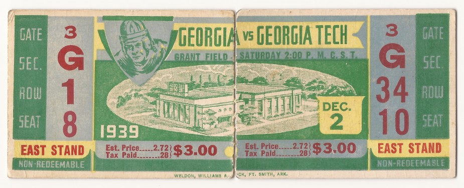 1939-12-02 - Georgia Tech vs. Georgia
