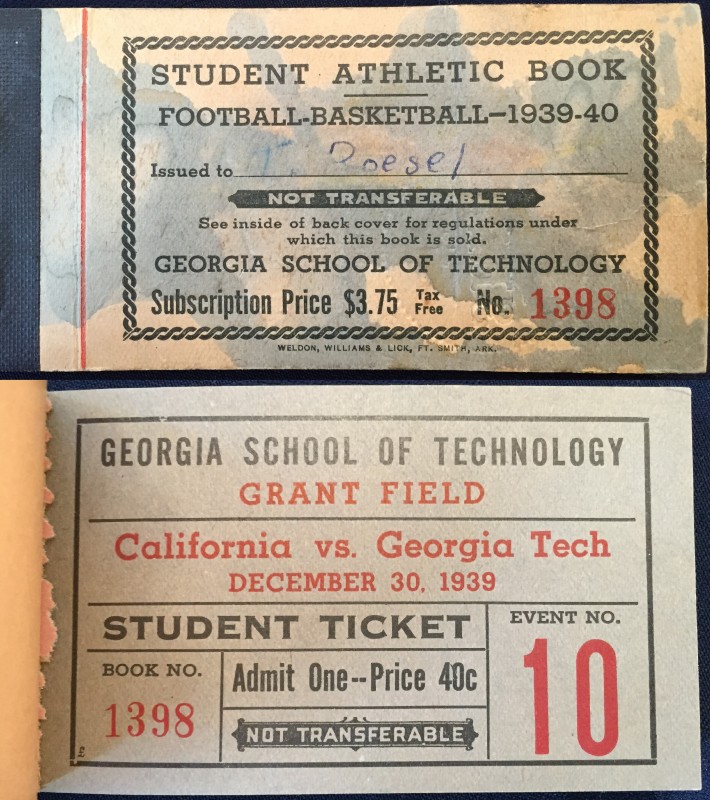 Georgia Tech vs. California - 1939