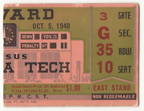 1940-10-05 - Georgia Tech vs. Howard