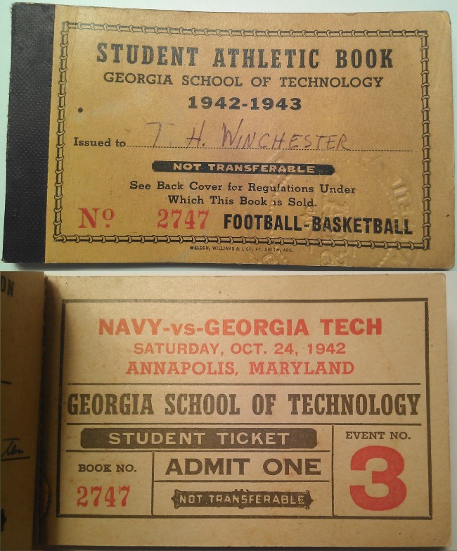 1942-10-24 - Georgia Tech at Navy