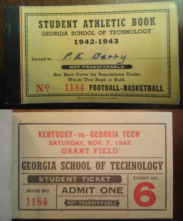 1942-11-07 - Georgia Tech vs. Kentucky - Student