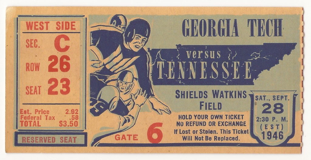 1946-09-28 - Georgia Tech at Tennessee