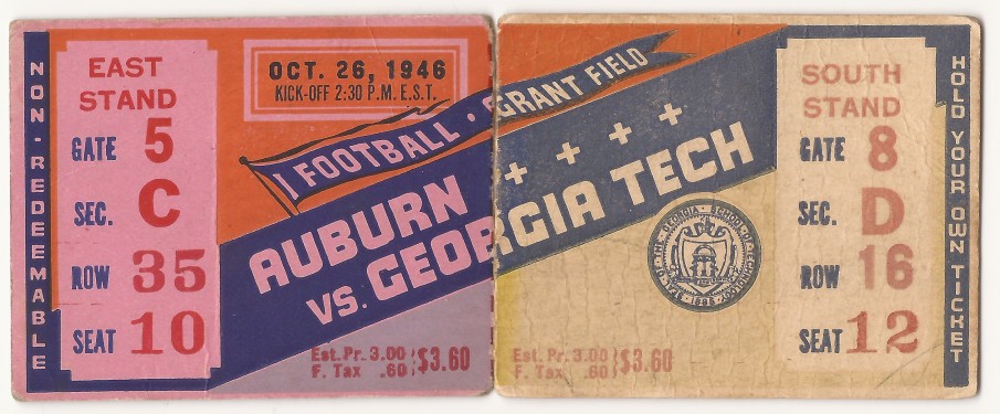 1946-10-26 - Georgia Tech vs. Auburn