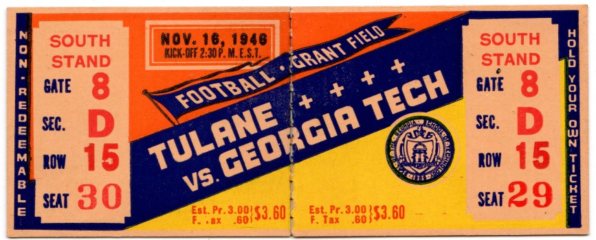 1946-11-16 - Georgia Tech vs. Tulane
