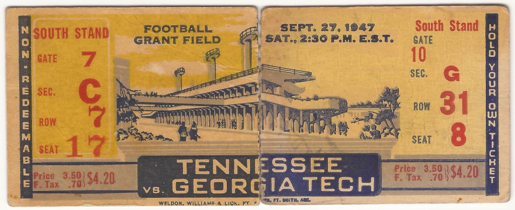 1947-09-27 - Georgia Tech vs. Tennessee