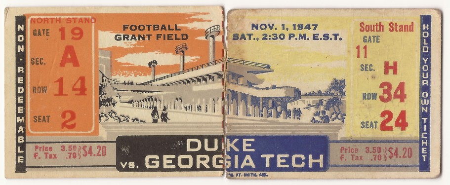 1947-11-01 - Georgia Tech vs. Duke