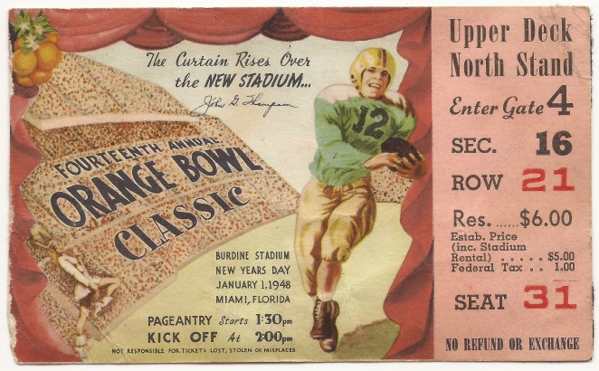 1948-01-01 - Georgia Tech vs. Kansas - Orange Bowl