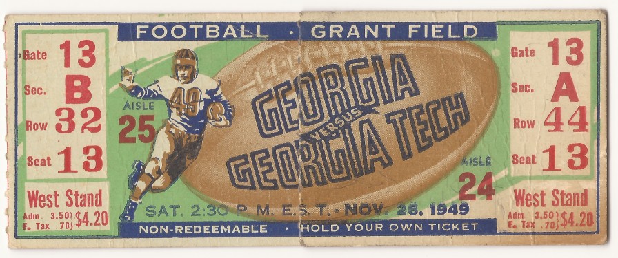 Georgia Tech vs. Georgia - 1949
