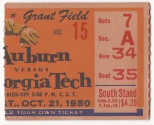 1950-10-21 - Georgia Tech vs. Auburn