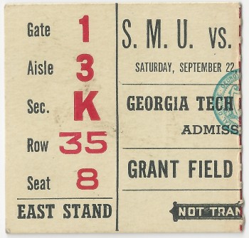 Georgia Tech vs. Southern Methodist - 1951