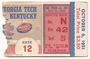 Georgia Tech at Kentucky - 1951