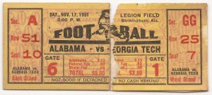 Georgia Tech at Alabama - 1951