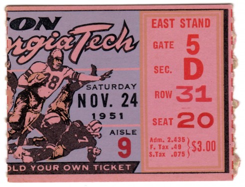 1951-11-24 - Georgia Tech vs. Davidson