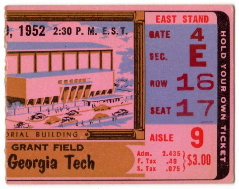 1952-09-20 - Georgia Tech vs. Citadel