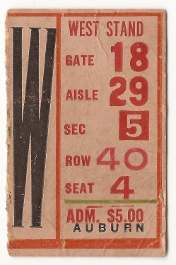 1958-10-18 - Georgia Tech vs. Auburn