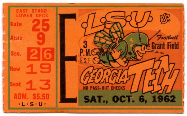 1962-10-06 - Georgia Tech vs. Louisiana State