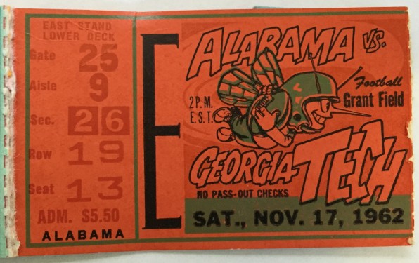 1962-11-17 - Georgia Tech vs. Alabama