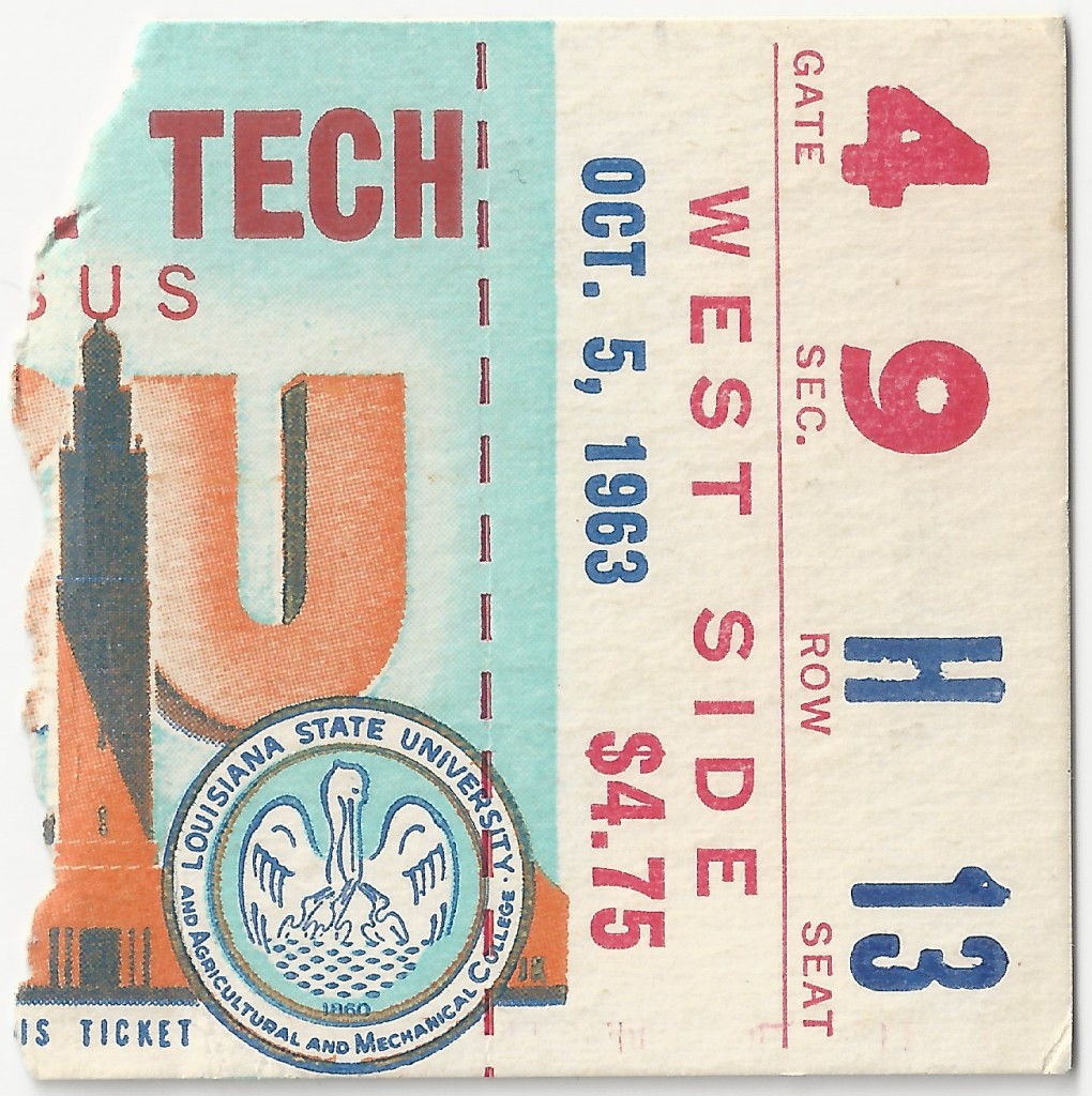 1963-10-05 - Georgia Tech at Louisiana State