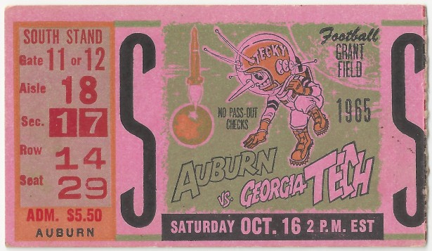 1965-10-16 - Georgia Tech vs. Auburn