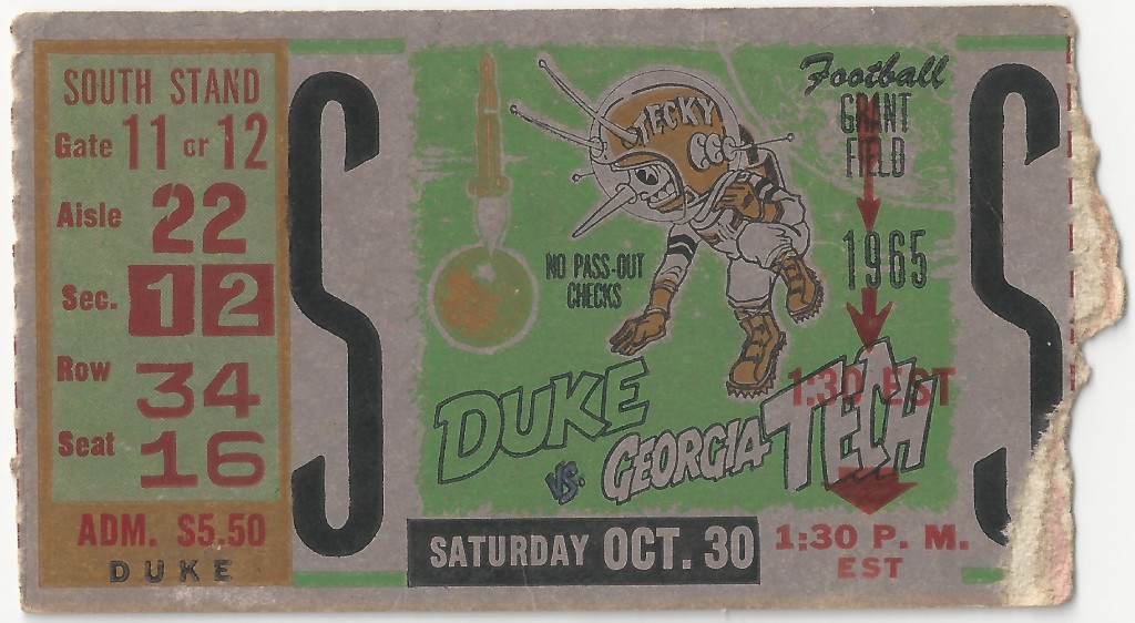 1965-10-30 - Georgia Tech vs. Duke