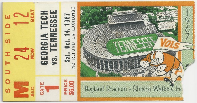 1967-10-14 - Georgia Tech at Tennessee