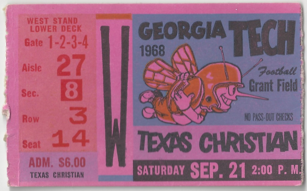 1968-09-21 - Georgia Tech vs. Texas Christian