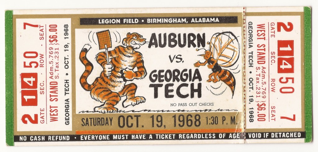 1968-10-19 - Georgia Tech at Auburn