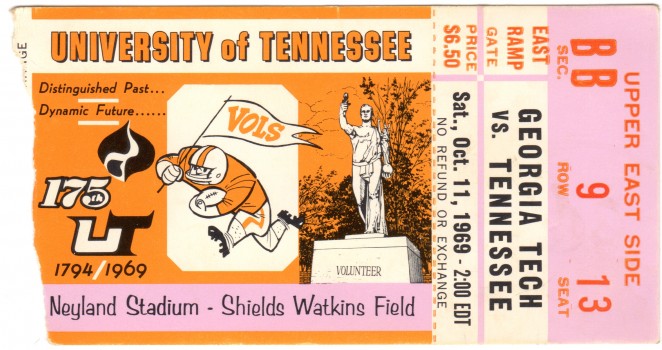 1969-10-11 - Georgia Tech at Tennessee