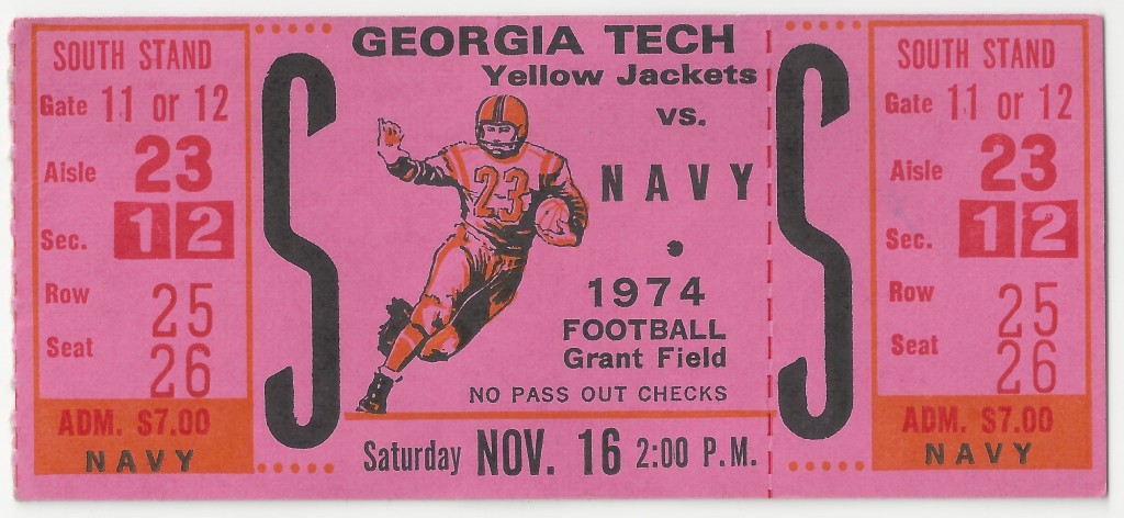 1974-11-16 - Georgia Tech vs. Navy