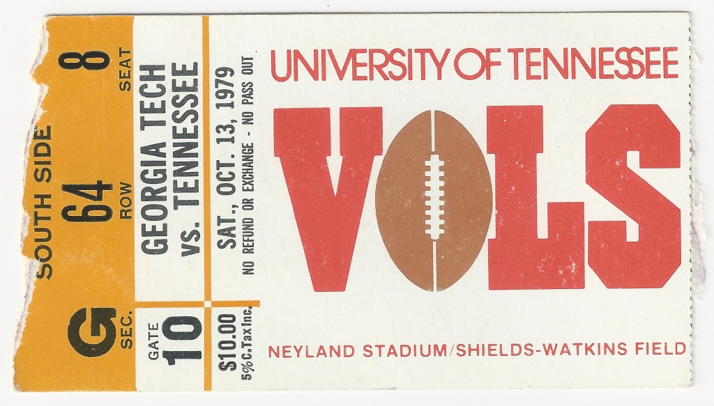 1979-10-13 - Georgia Tech at Tennessee