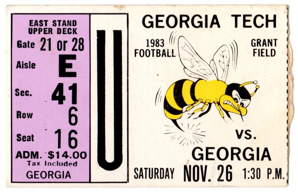 1983-11-26 - Georgia Tech vs. Georgia