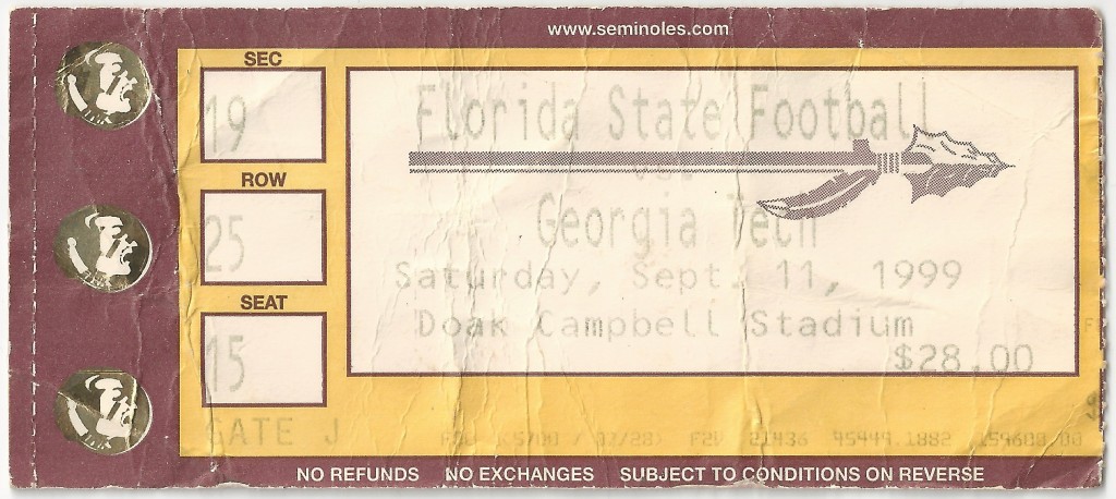 Georgia Tech at Florida State - 1999