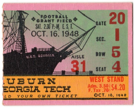 1948-10-16 - Georgia Tech vs. Auburn
