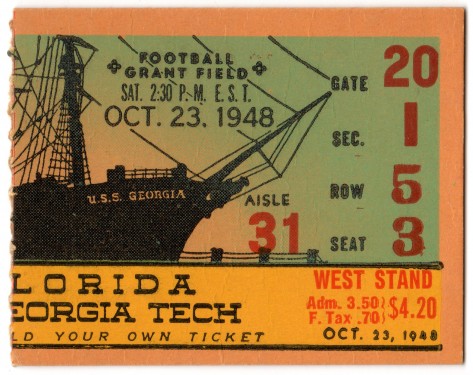 1948-10-23 - Georgia Tech vs. Florida