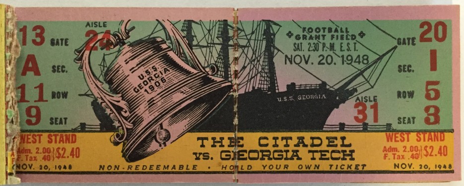 1948-11-20 - Georgia Tech vs. Citadel