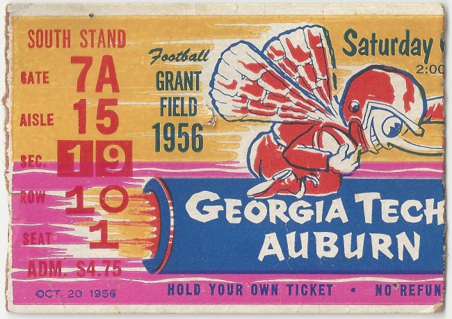 1956-10-20 - Georgia Tech vs. Auburn