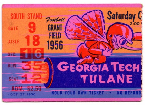 1956-10-27 - Georgia Tech vs. Tulane