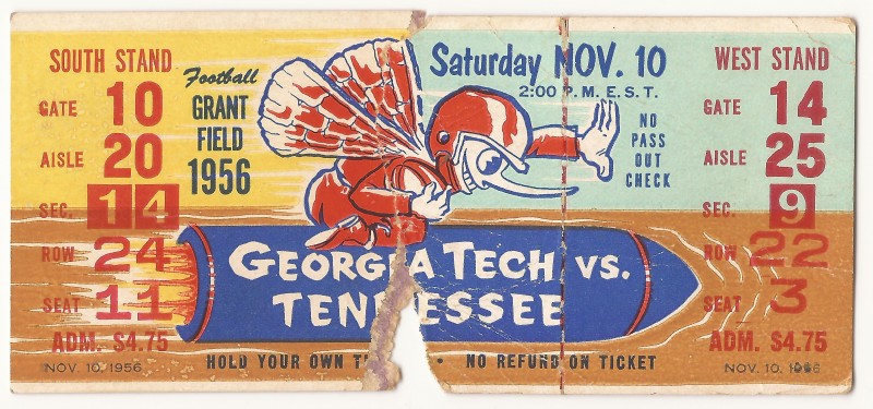 1956-11-10 - Georgia Tech vs. Tennessee