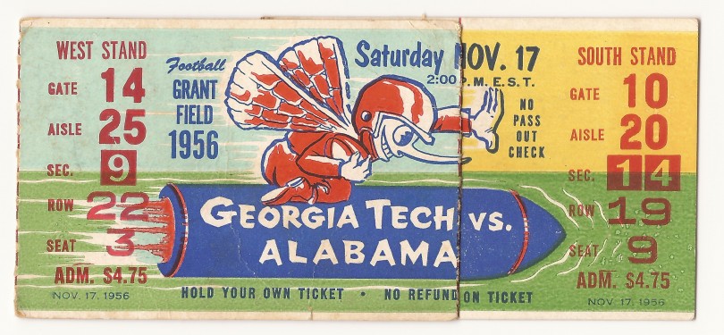 1956-11-17 - Georgia Tech vs. Alabama