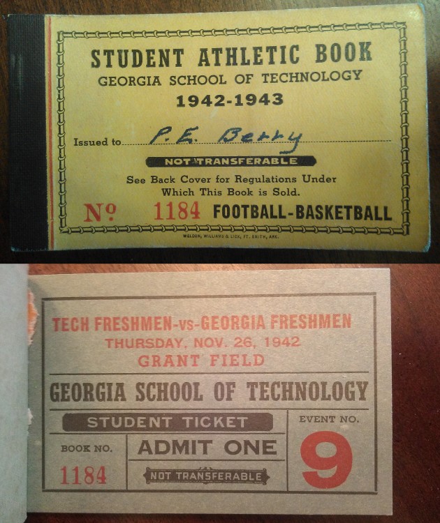 1942-11-26 - Georgia Tech Freshmen vs. Georgia Freshmen - Student