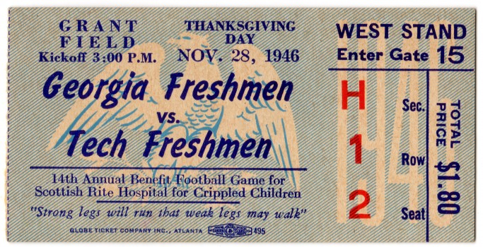 1946-11-28 - Georgia Tech Freshmen vs. Georgia Freshmen