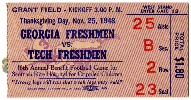 1948-11-25 - Georgia Tech Freshmen vs. Georgia Freshmen
