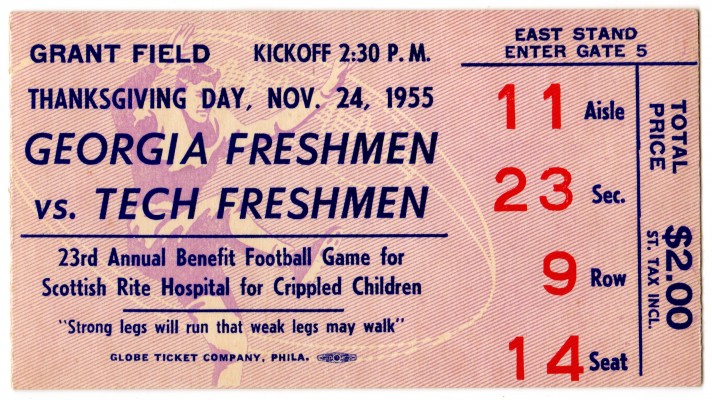 1955-11-24 - Georgia Tech Freshmen vs. Georgia Freshmen